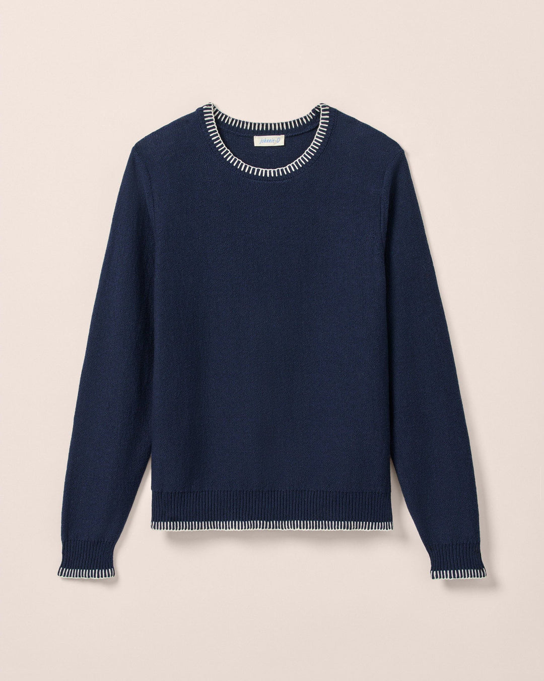 Blanche Cotton Blend Crewneck Sweater
