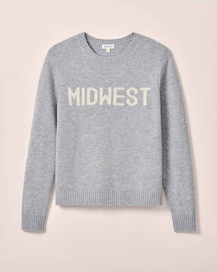 Coastal Cashmere Blend Crewneck Sweater