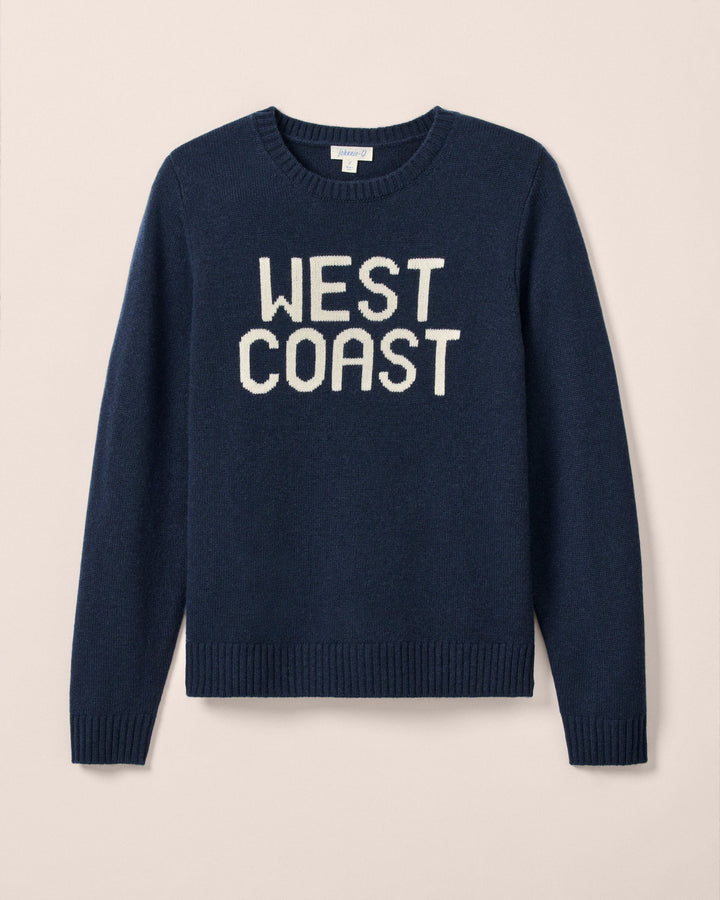 Coastal Cashmere Blend Crewneck Sweater