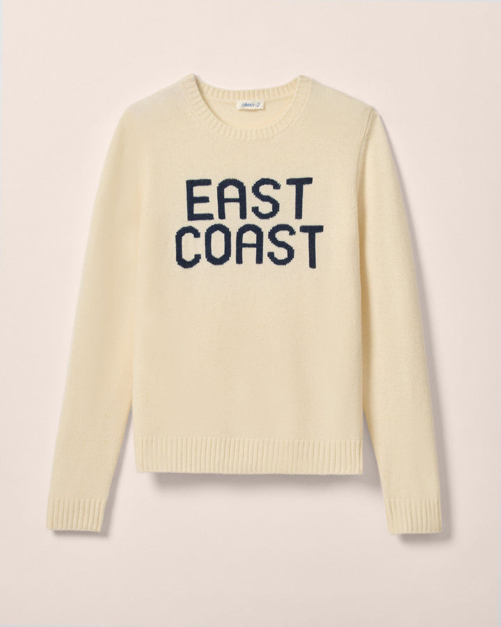 Coastal Cashmere Blend Crewneck Sweater