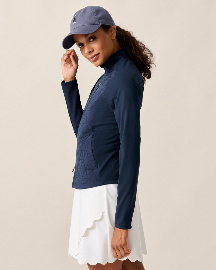 Hannah Performance Mixed Media Jacket