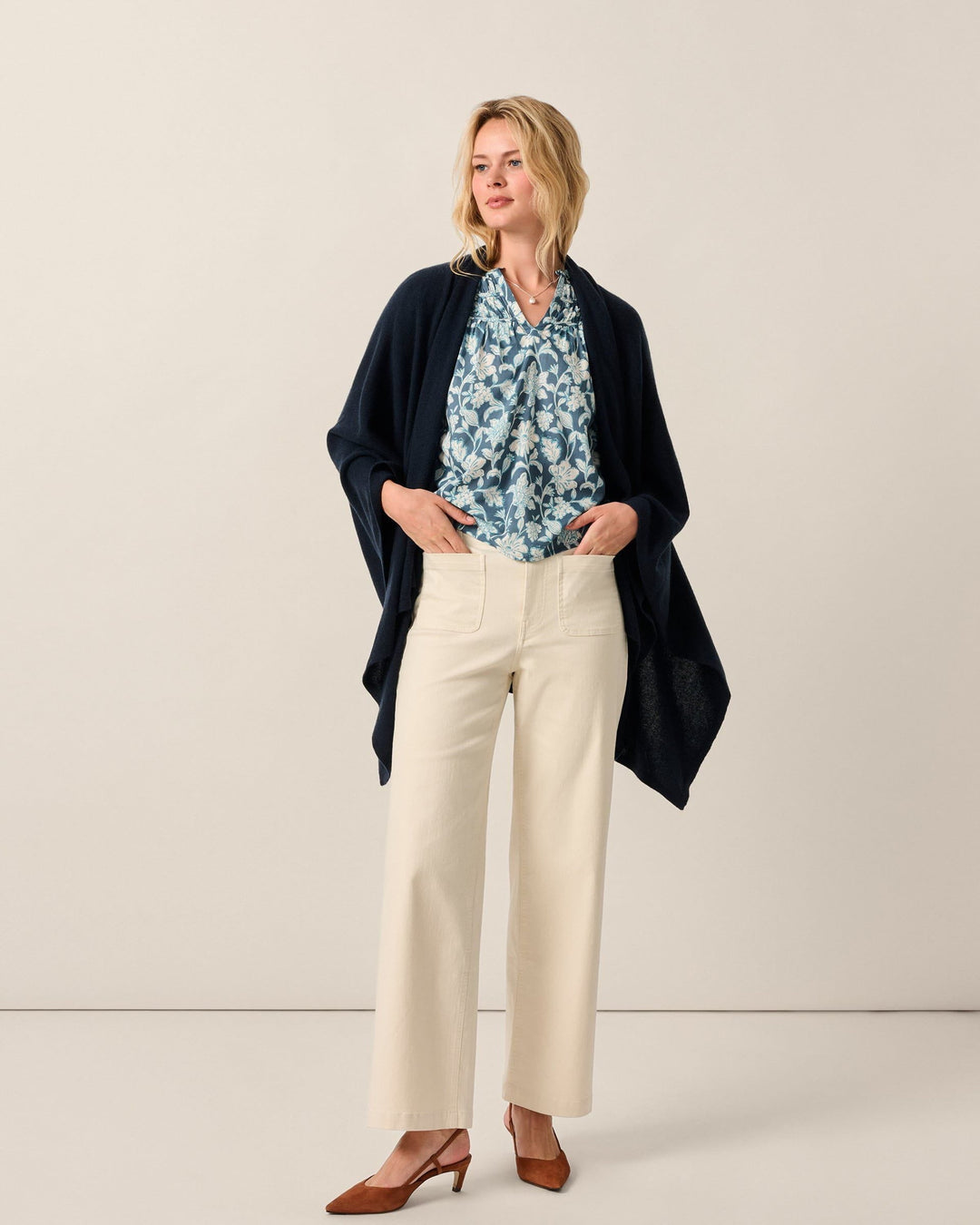 Louisa Cashmere Blend Wrap