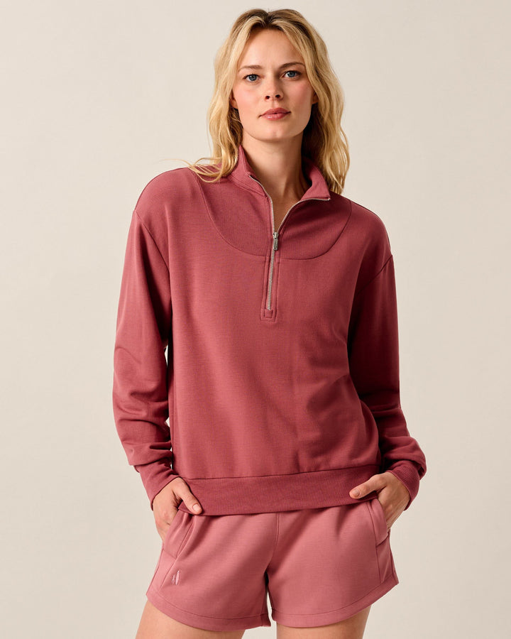 Naomi Rib Knit 1/4-Zip
