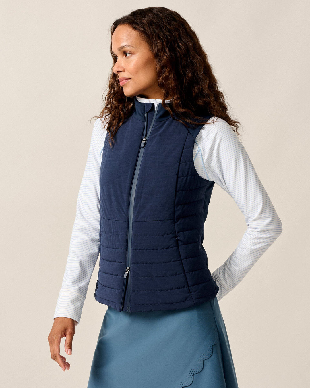Victoria Performance Mixed Media Vest