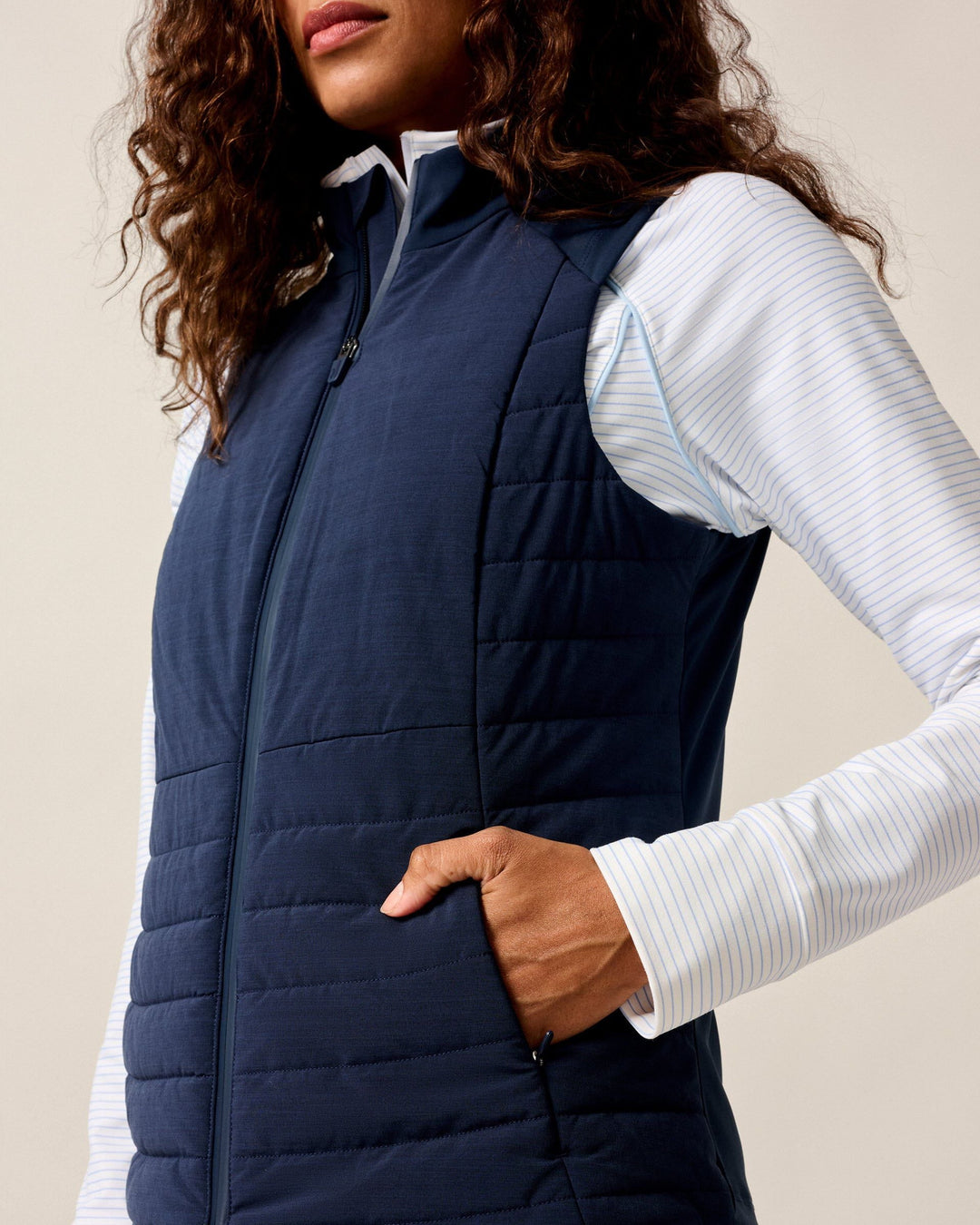 Victoria Performance Mixed Media Vest