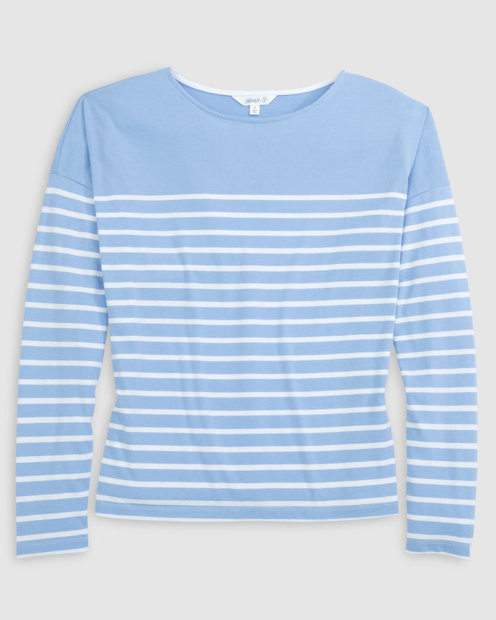 Suki Striped Boatneck T-Shirt
