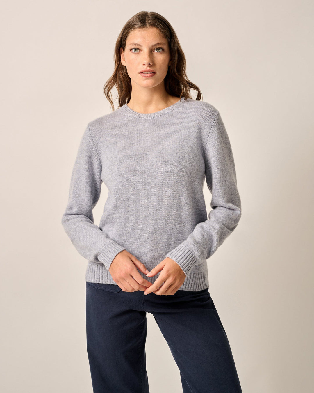 Cashmere Blend Crewneck Sweater
