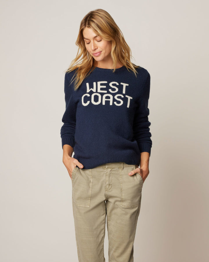 Coastal Cashmere Blend Crewneck Sweater