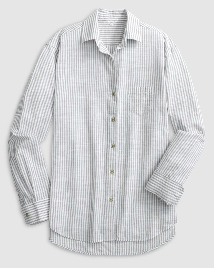 Jess Cotton Button-Down Shirt