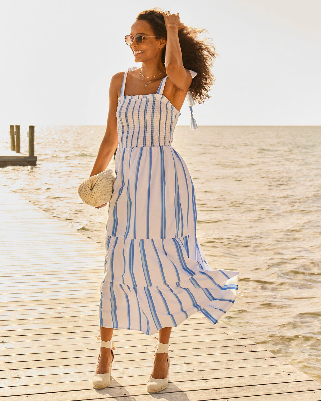 Sasha Cotton Blend Dress