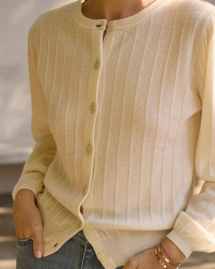 Alma Cashmere Blend Cardigan