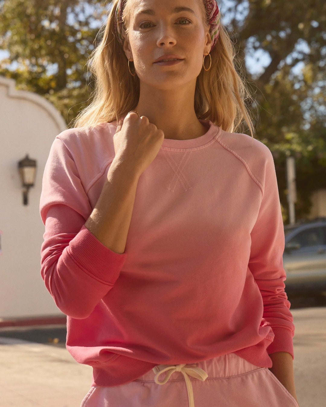 Sophia Lightweight Terry Crewneck Sweatshirt