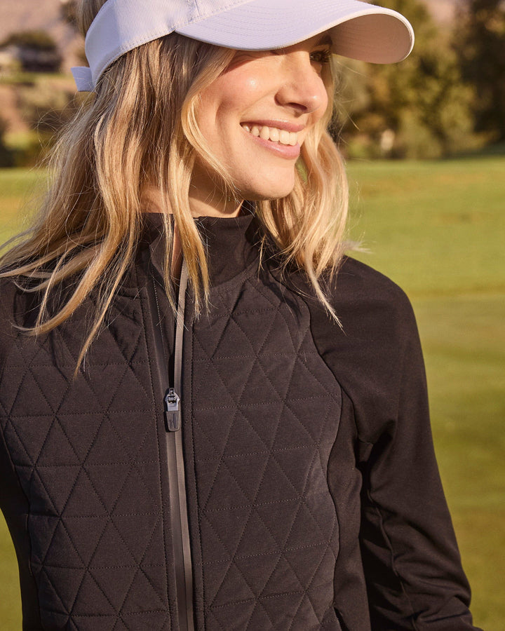 Hannah Performance Mixed Media Jacket