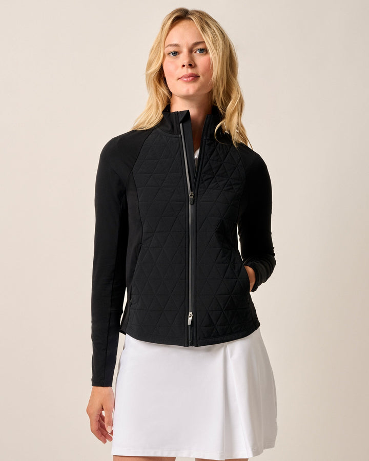 Hannah Performance Mixed Media Jacket