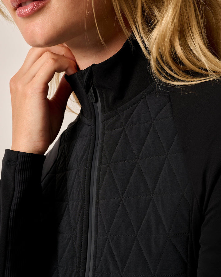 Hannah Performance Mixed Media Jacket