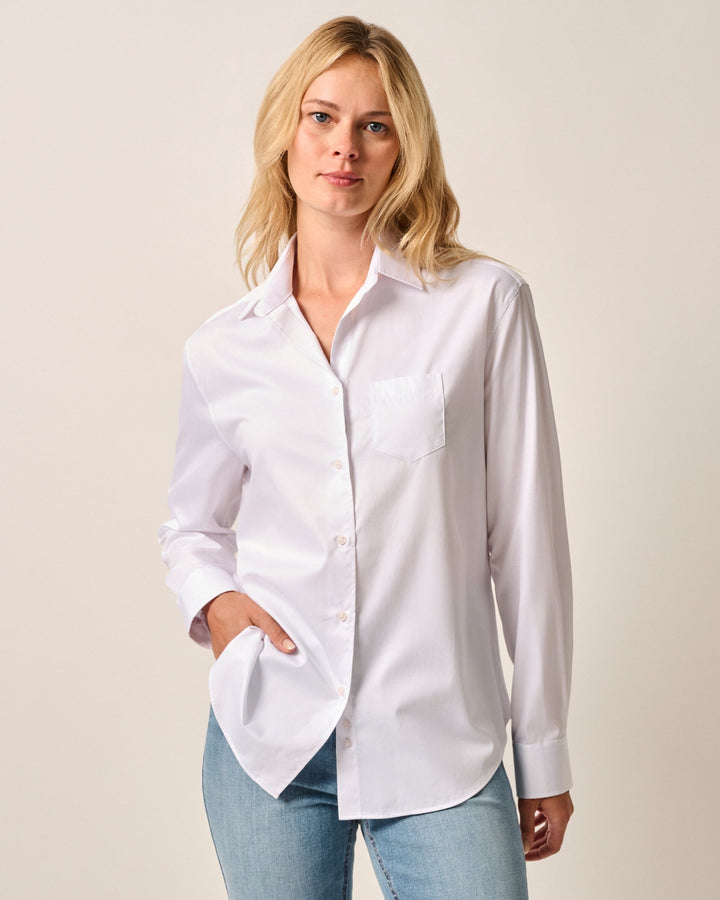 Jess Cotton Button-Down Shirt