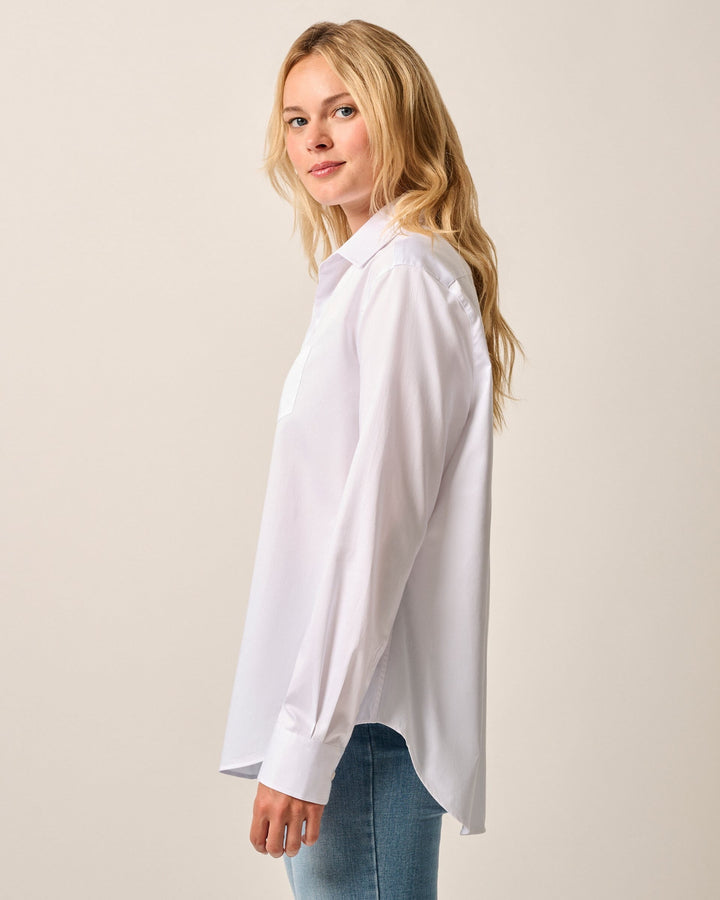 Jess Cotton Button-Down Shirt
