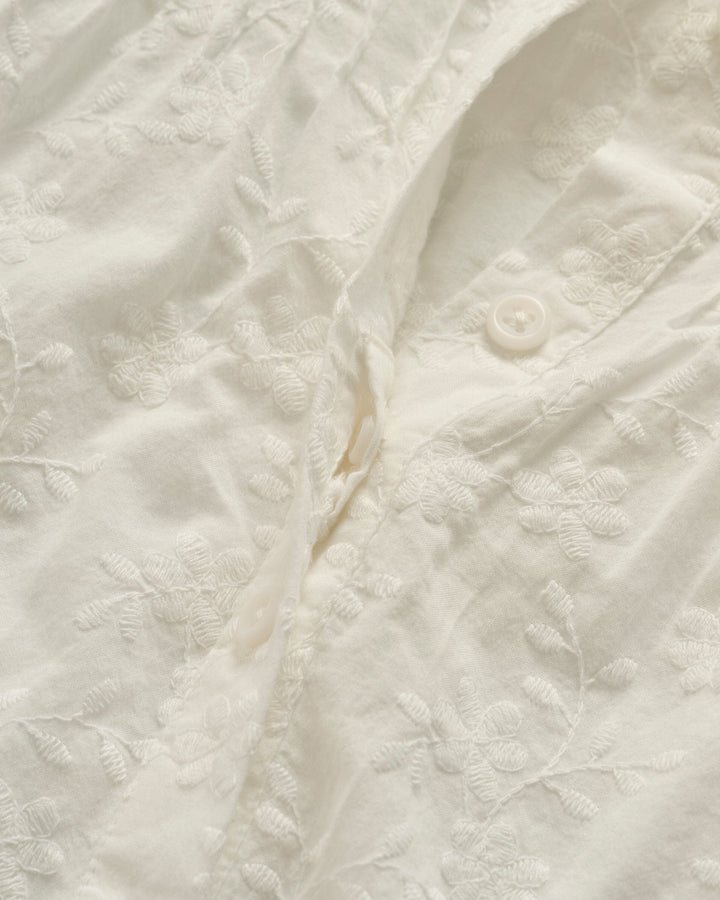 Rosie Pintuck Cotton Blouse