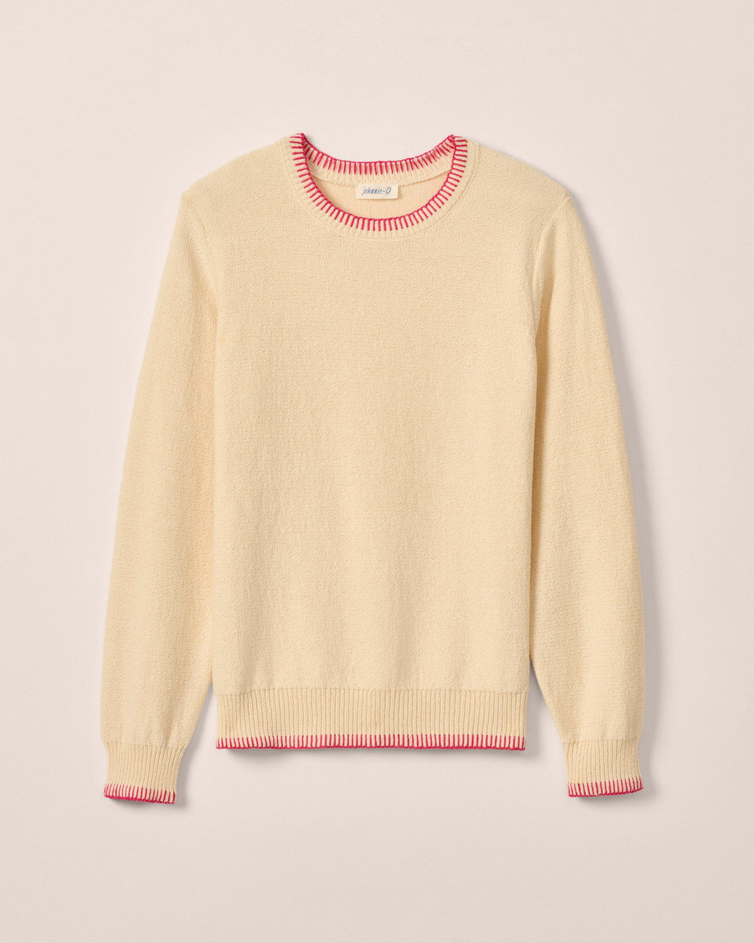 Blanche Cotton Blend Crewneck Sweater