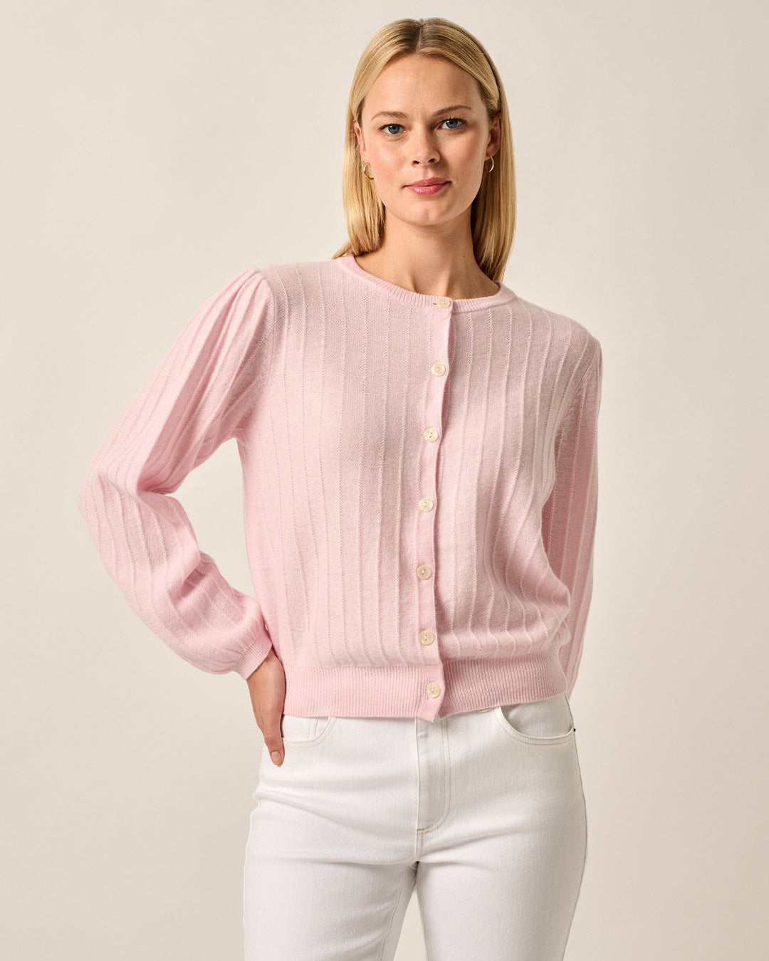 Alma Cashmere Blend Cardigan