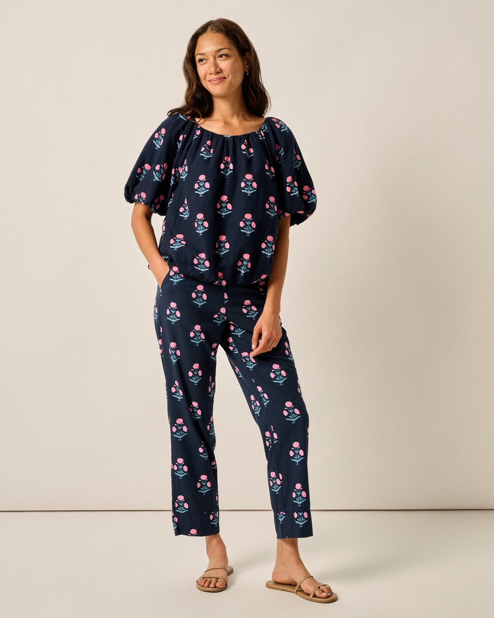 Collett Block Print Blouse