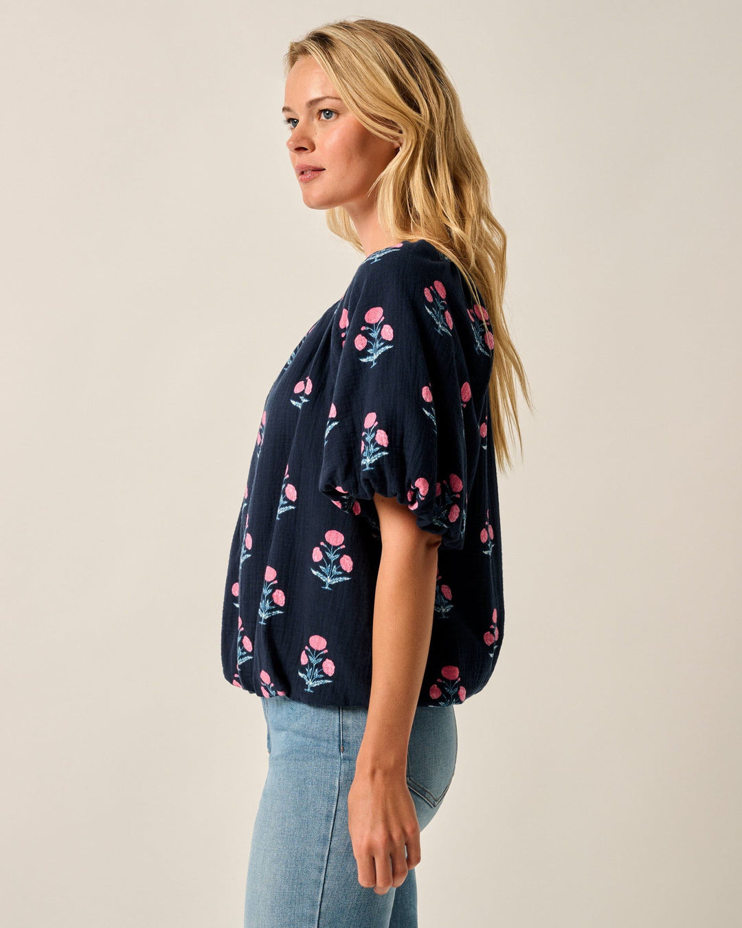 Collett Block Print Blouse