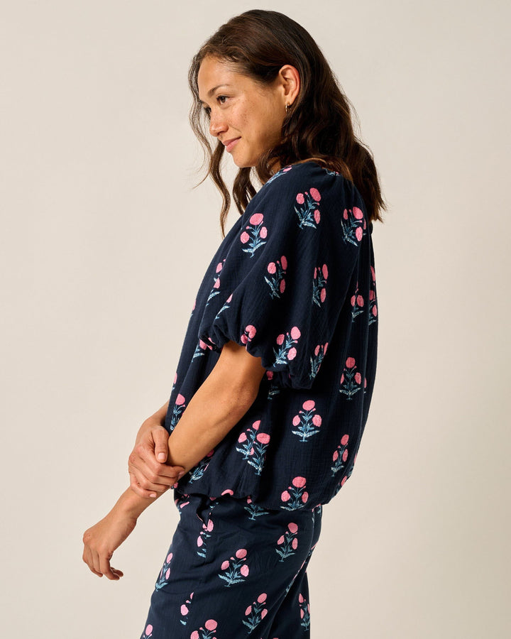 Collett Block Print Blouse