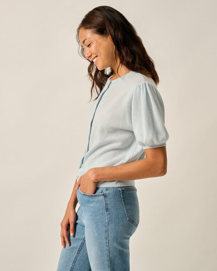 Lizzie Puff Sleeve Cardigan