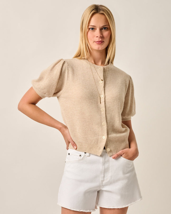 Lizzie Puff Sleeve Cardigan