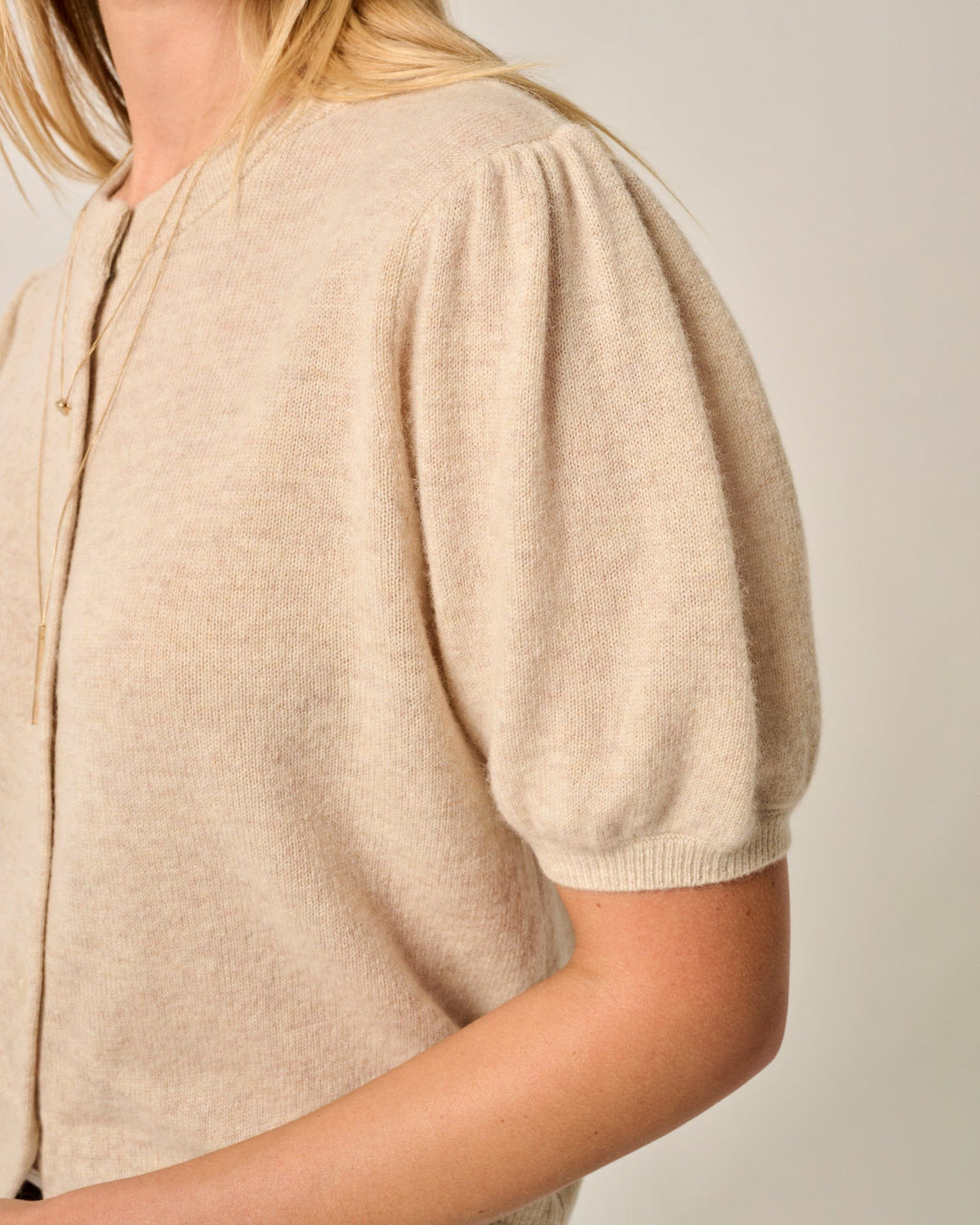 Lizzie Puff Sleeve Cardigan