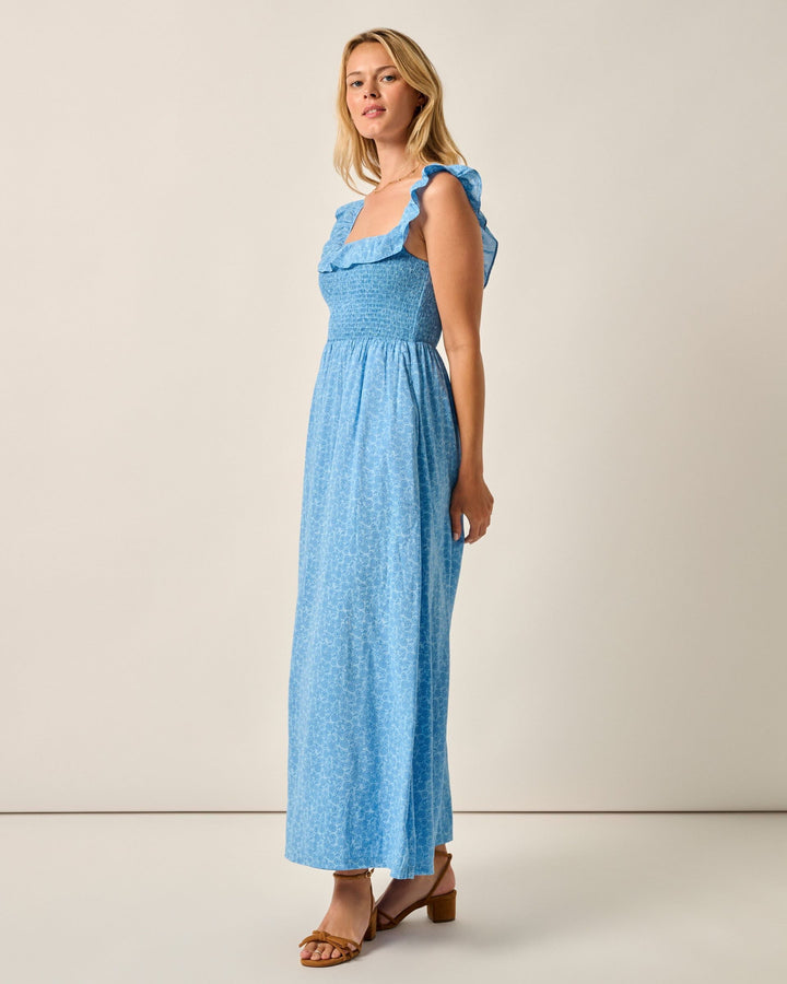 Mira Smocked Midi Dress