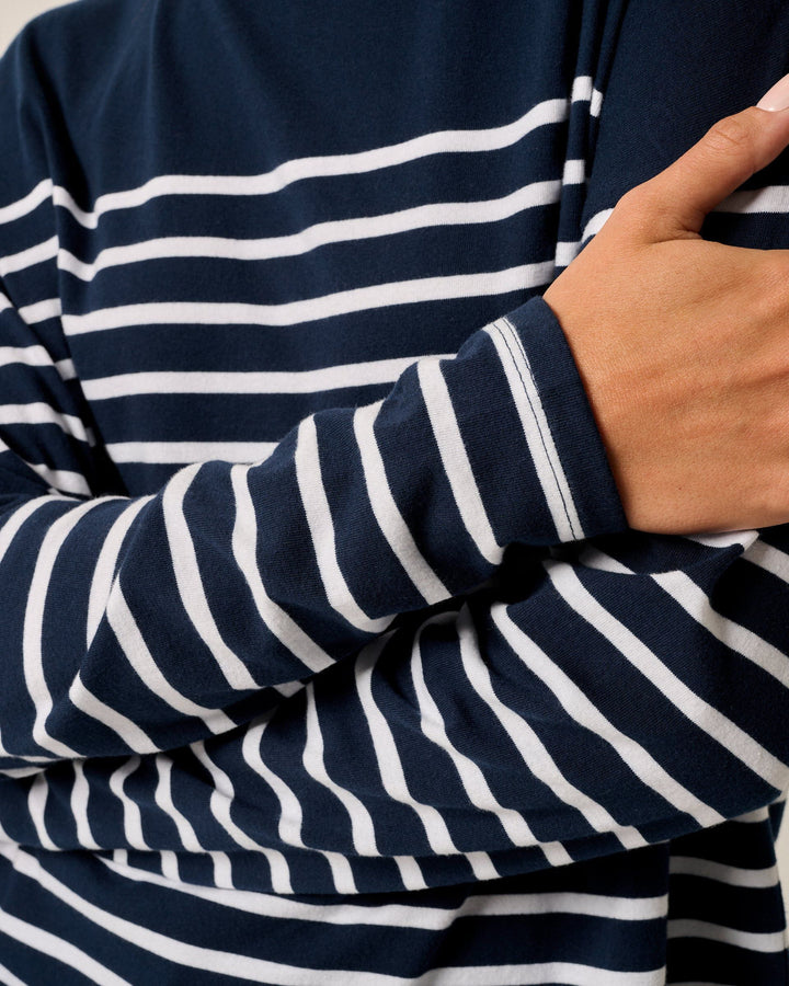 Suki Striped Boatneck T-Shirt