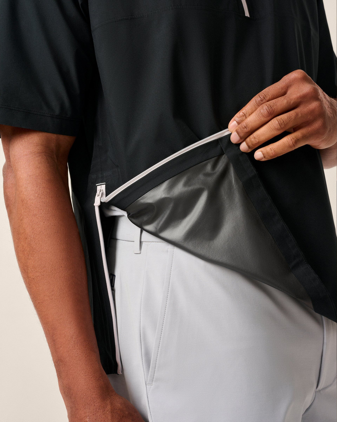 Stealth Stowable Short Sleeve Rain Jacket