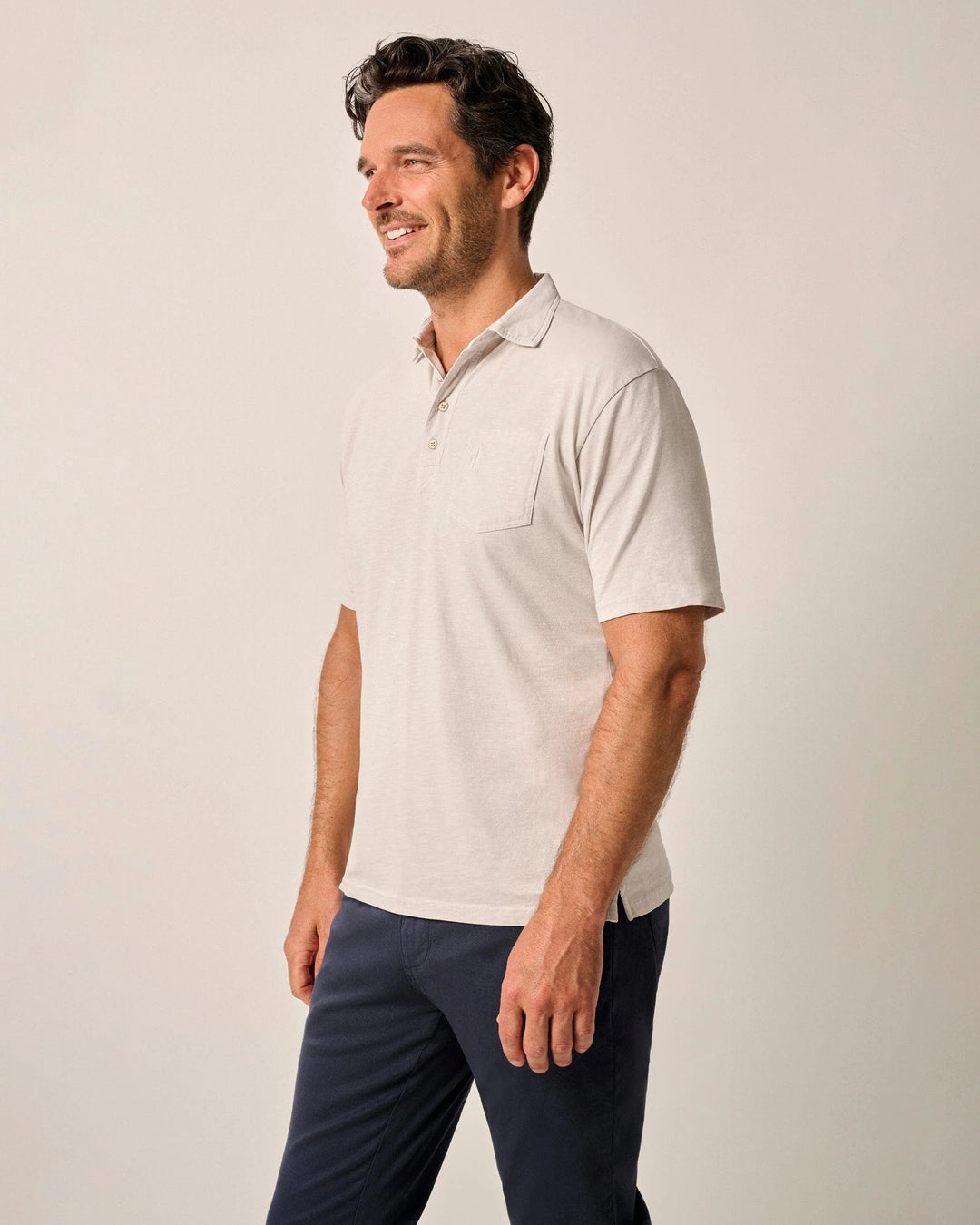 Original 4-Button Polo - Coastal Wash