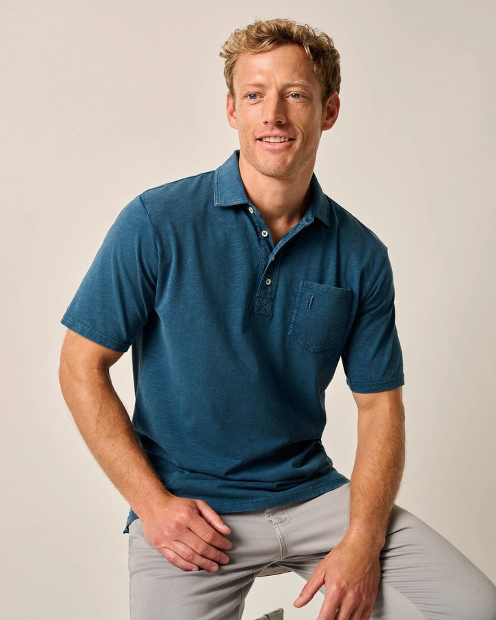 Original 4-Button Polo - Coastal Wash