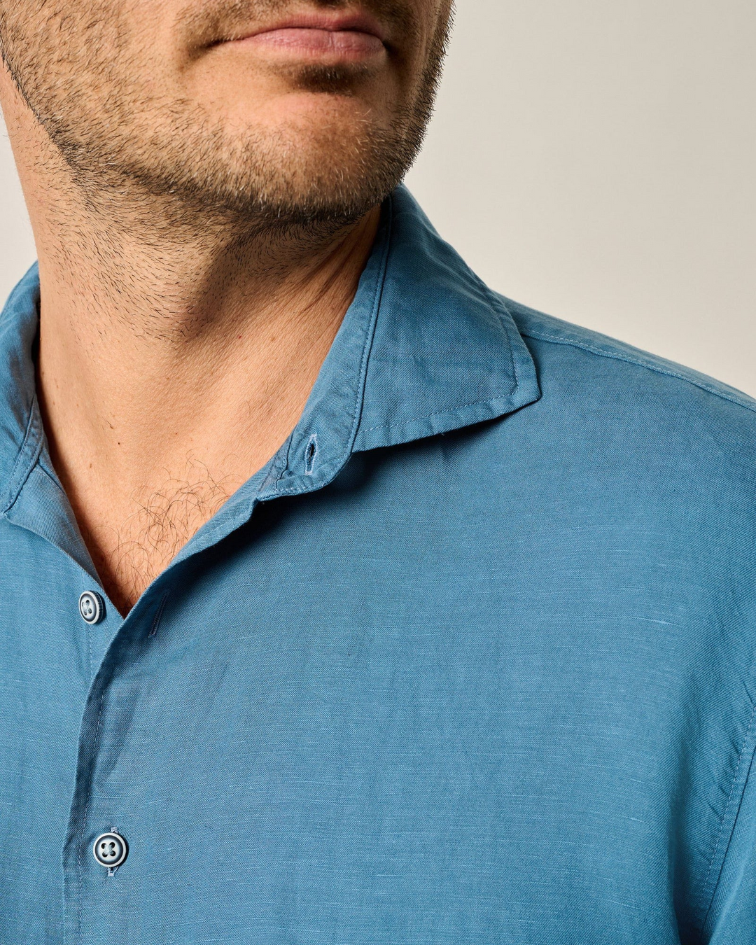 Short Sleeve Hangin' Out Linen Button Down Shirt - Gianni
