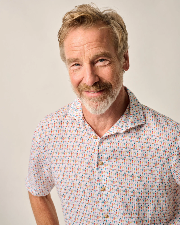 Short Sleeve Hangin' Out Linen Button Down Shirt - 5 O' Clock Somewhere
