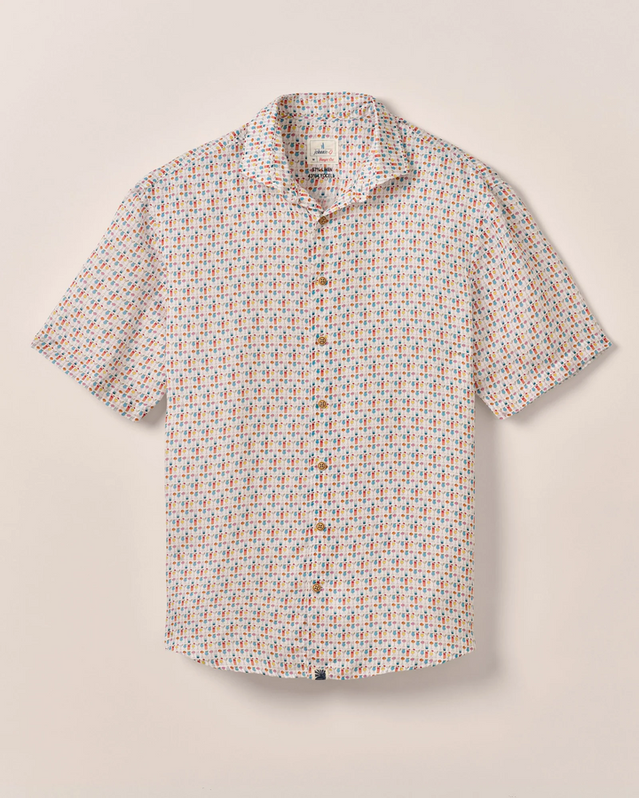Short Sleeve Hangin' Out Linen Button Down Shirt - 5 O' Clock Somewhere