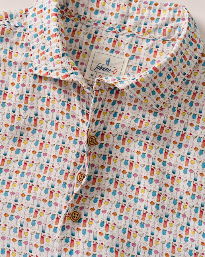 Short Sleeve Hangin' Out Linen Button Down Shirt - 5 O' Clock Somewhere