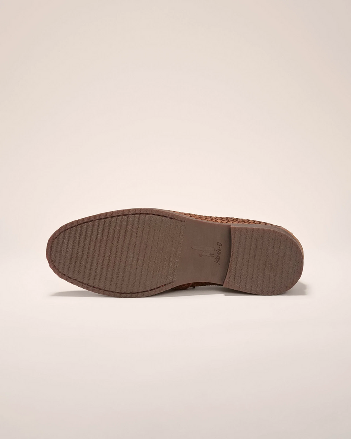 J-Flex Coronado Woven Leather Penny Loafer