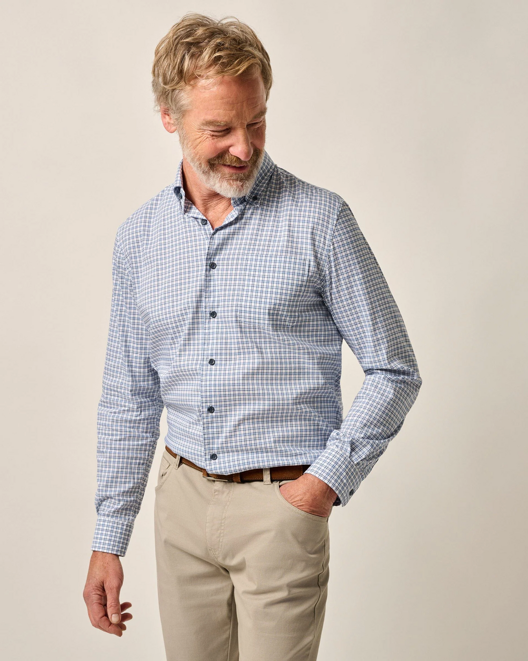 Natural Performance Button Down Shirt - Morganstern