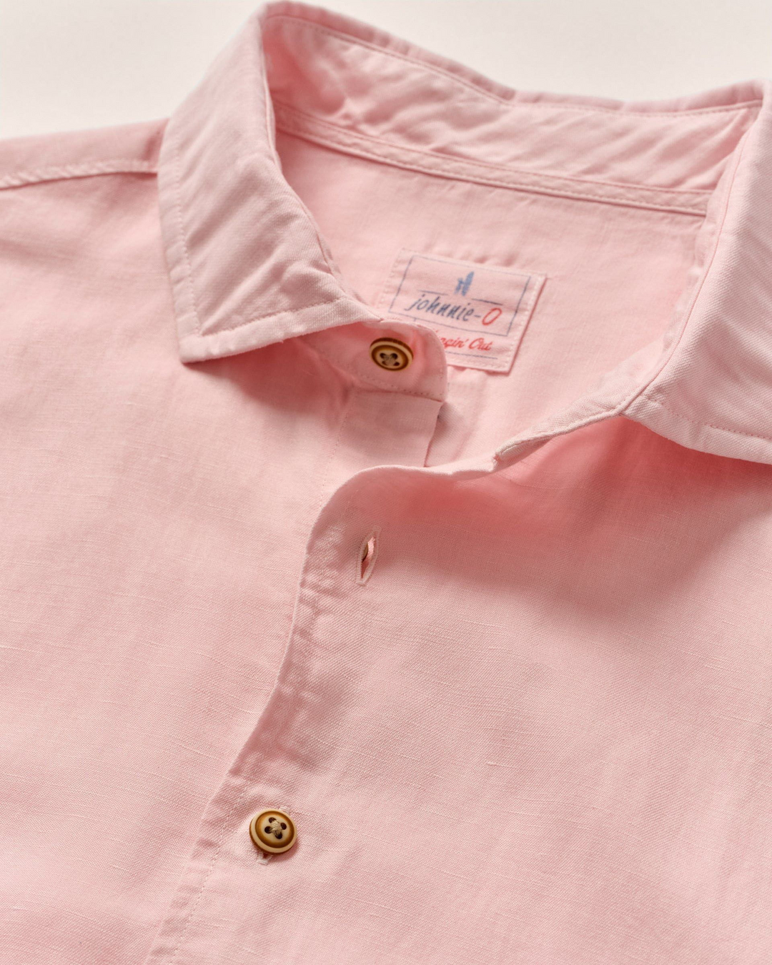 Short Sleeve Hangin' Out Linen Button Down Shirt - Gianni