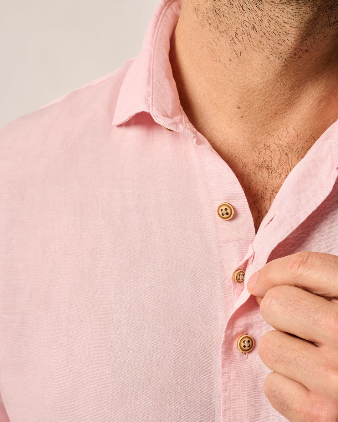 Short Sleeve Hangin' Out Linen Button Down Shirt - Gianni