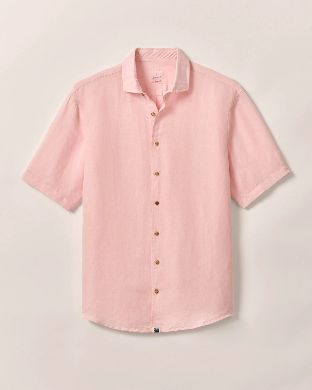 Short Sleeve Hangin' Out Linen Button Down Shirt - Gianni