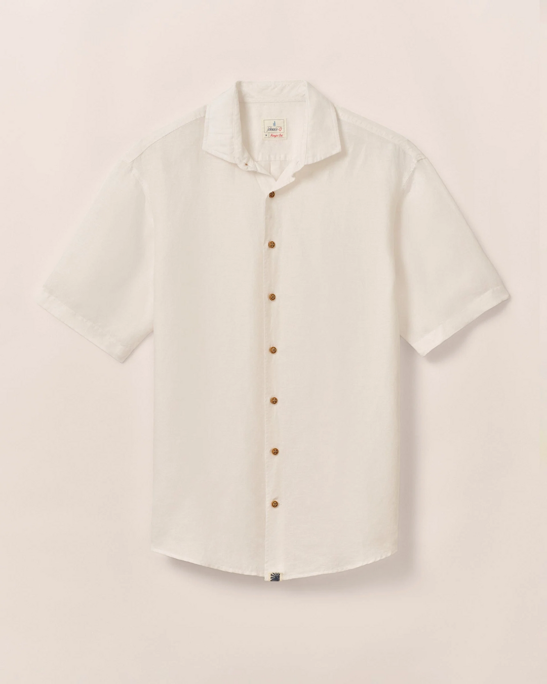Short Sleeve Hangin' Out Linen Button Down Shirt - Gianni