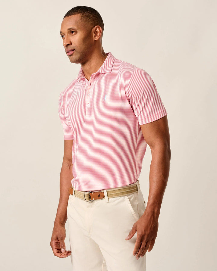 Performance Mesh Polo - Dru Stripe