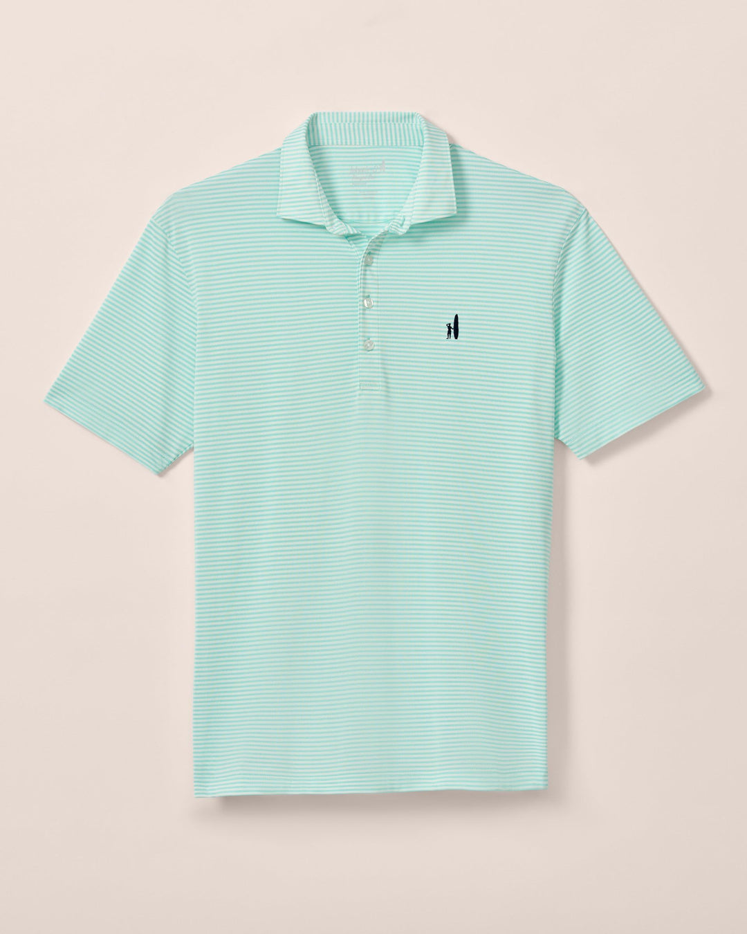 Performance Mesh Polo - Dru Stripe