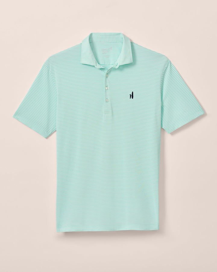 Performance Mesh Polo - Dru Stripe