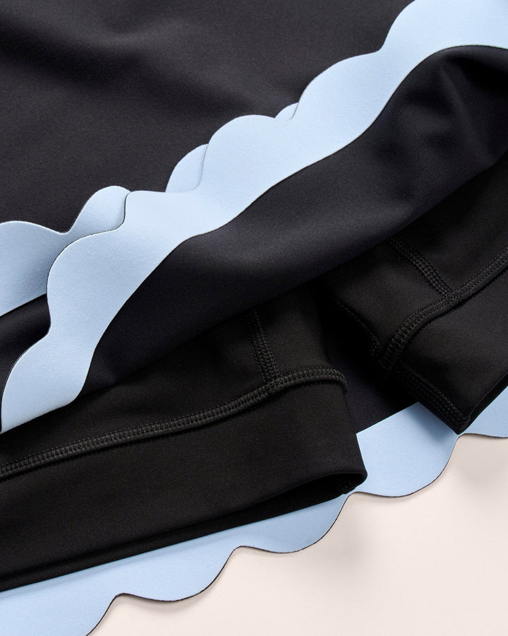 Sienna Scalloped Performance Skort