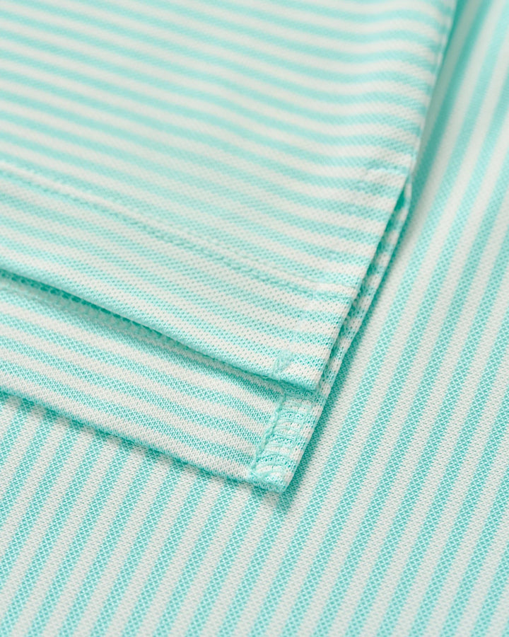 Performance Mesh Polo - Dru Stripe